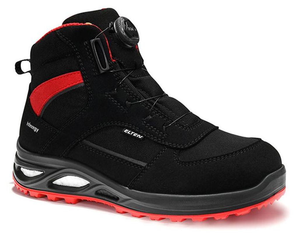 Damen-Sicherheitsstiefel HANNAH XXTL BOA® black-red Mid ESD Produktbild 