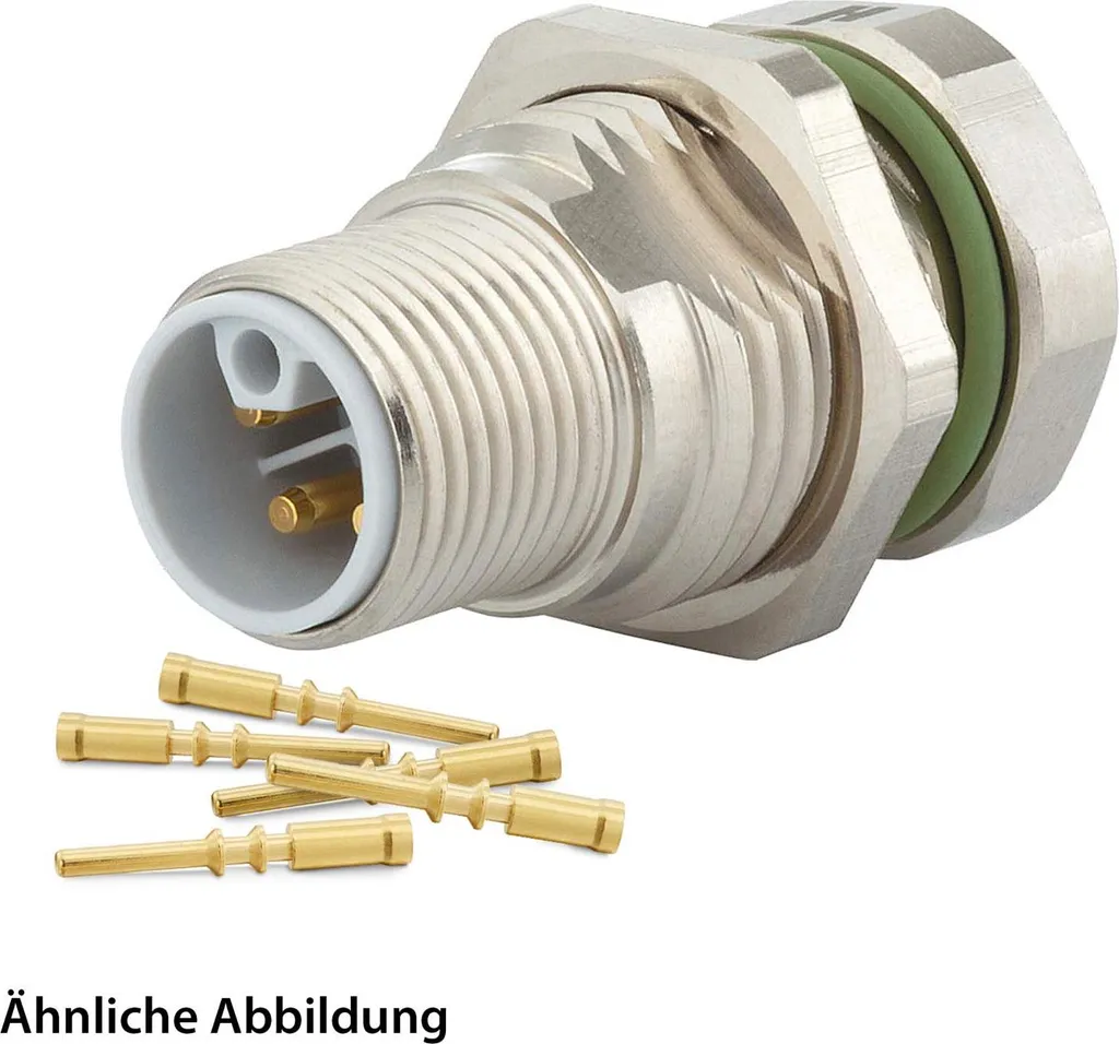 Fiche de Puissance M12 Hummel 4+PE Codé L pour Câblage Industriel