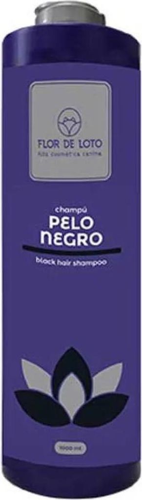 Flor De Loto Shampoo Für Schwarzes Haar 1l Durchsichtig Durchsichtig One Size