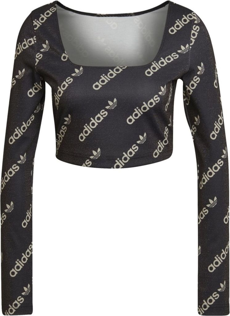 Adidas Damen Langarm Crop Sport T-Shirt S