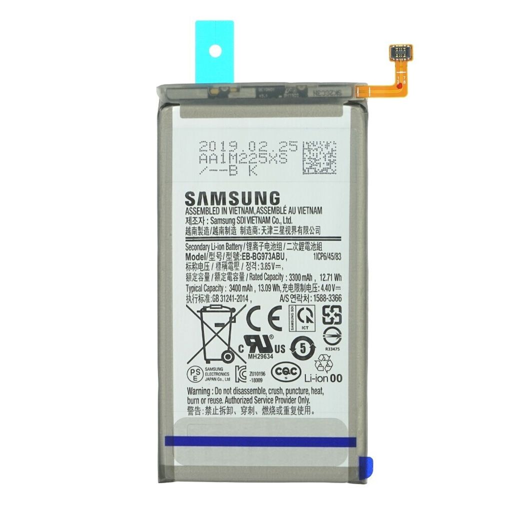 Samsung EB-BG973ABU Galaxy S10 (SM-G973F) Akku 3400 mAh Produktbild 