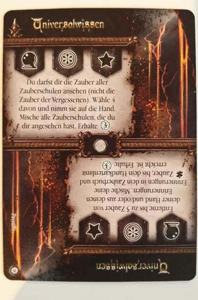 Black Rose Wars "Universalwissen" Promokarte