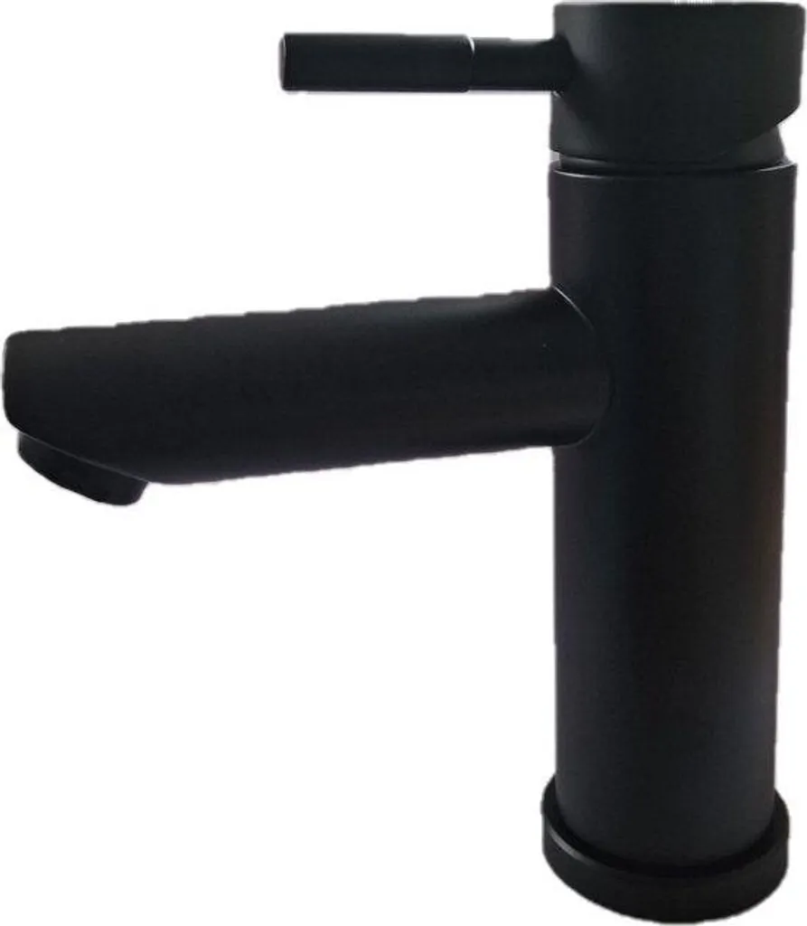 Mitigeur de lavabo noir mat Allibert Loli pour vasque de salle de bain