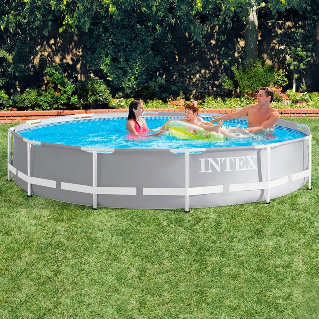 Intex 26710 - Gartenpool Prism 366 x 76 cm Metal Frame Pool Produktbild 11