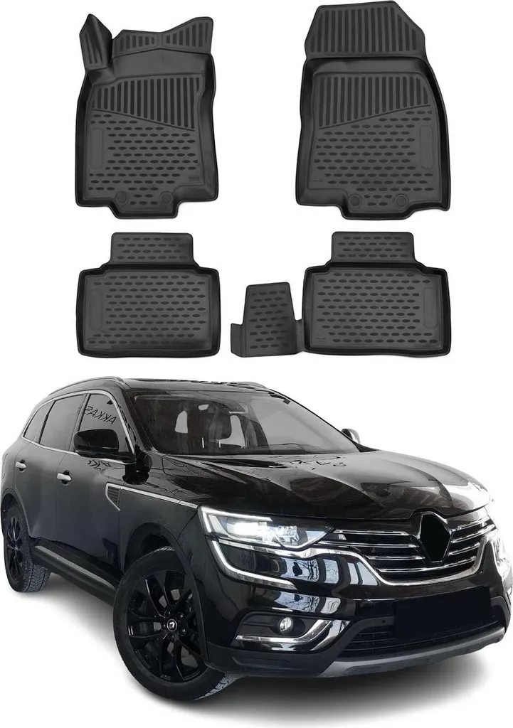 Tappetini Auto per Renault Koleos 2017-2021 - Sicuri e Inodori in TPE