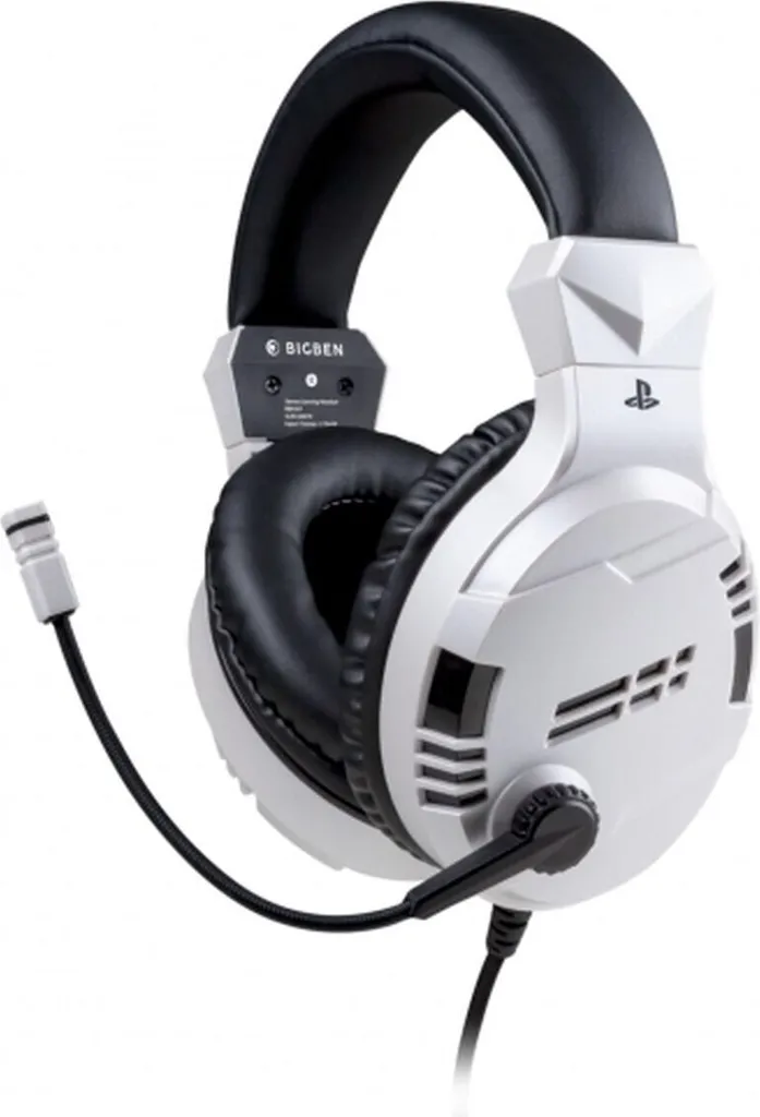 Casque Nacon Blanc PS5OFHEADSETV3 avec Micro Rotatif et Son Stéréo