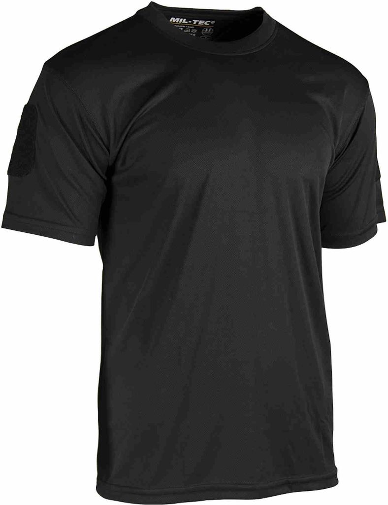 Mil-Tec Tactical Quick Dry T-Shirt, schwarz