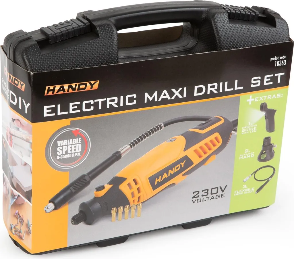 Kit mini-perceuse pour loisirs créatifs et bricolage de précision - 13