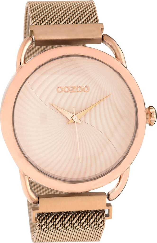 Oozoo Metall Damen Uhr Analog Quarzuhr Armband rosegold Timepieces D2UOC10697