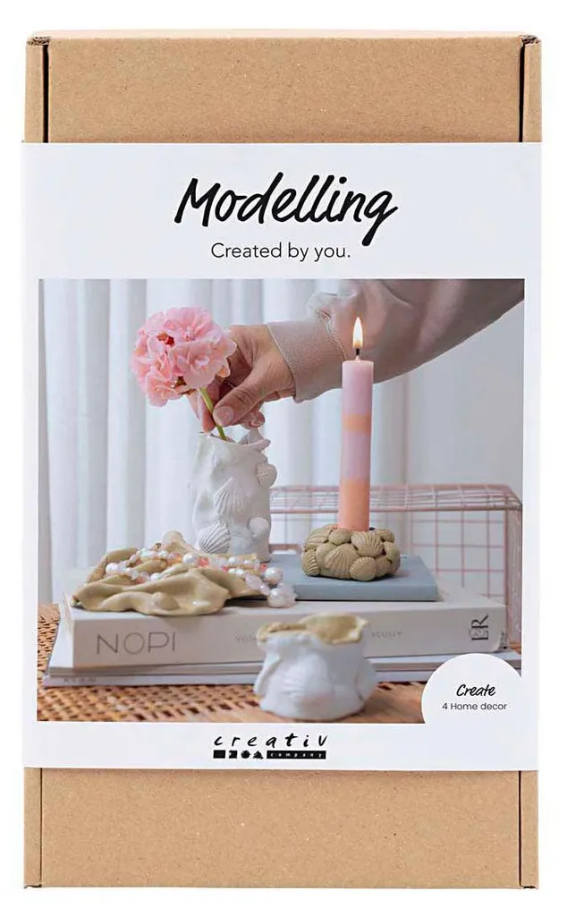 Vases et chandeliers à modeler Hobbieset : design artisanal unique