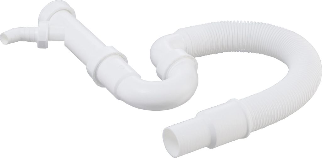 Röhren-Siphon 31213 Röhren-Sifon mit flexiblem Schlauch und Produktbild 