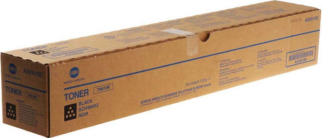 Konica Minolta Konica-Minolta KonicaMinolta Toner TN-619 TN619 Black Schwarz (A3VX150)