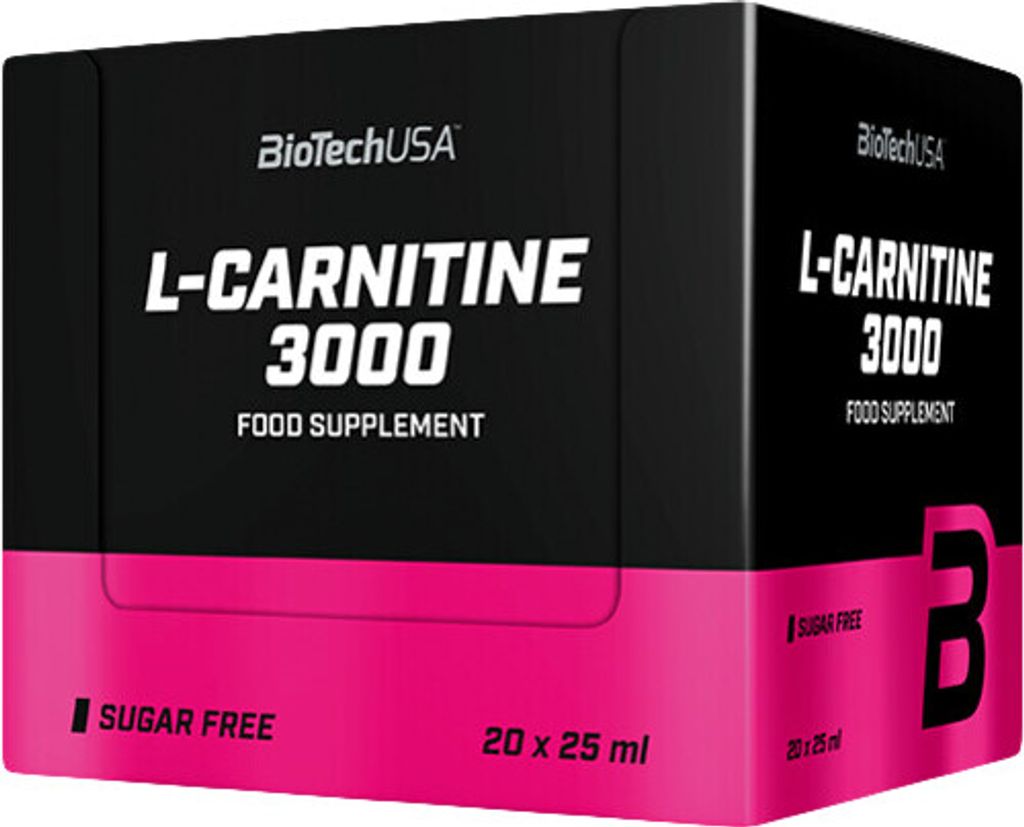 BioTech USA L-Carnitina Fiale 3000 mg 20 x 25 ml arancione Immagine del prodotto 