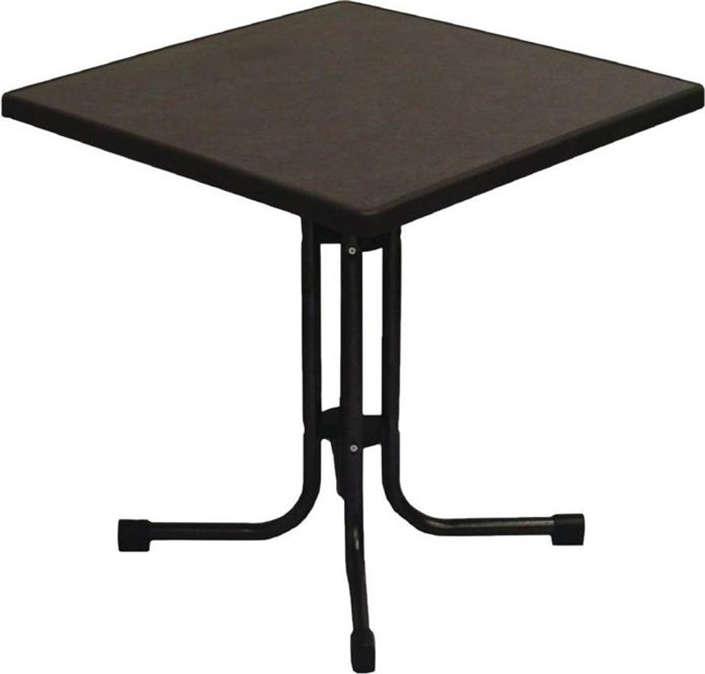Limburg Terrassentisch 700x700x730mm klappbar Pizarra