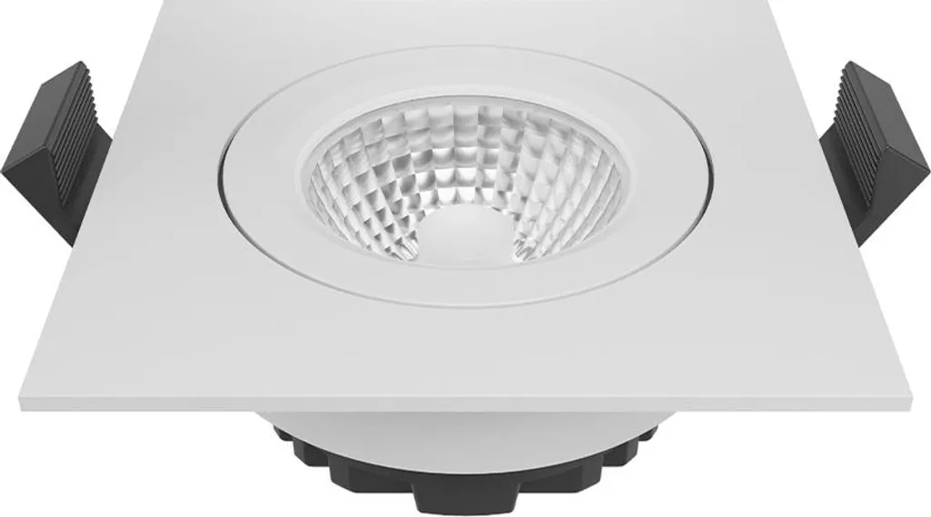 Spot LED 6W dimmable blanc chaud DILED rectangulaire en acier 230V