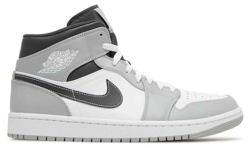 Air Jordan 1 Mid Light Smoke Grey Anthracite - EU: 45 Produktbild 