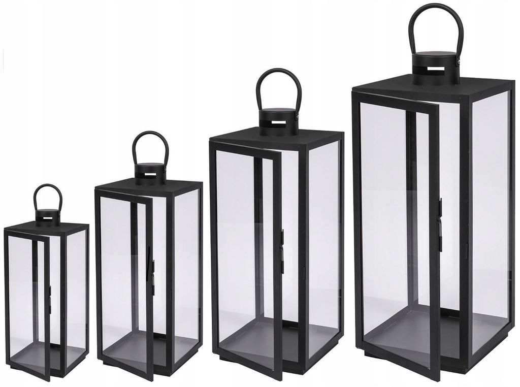 SEVICO Laterne Gartenlaterne 4tlg. Windlicht Laterne Produktbild 
