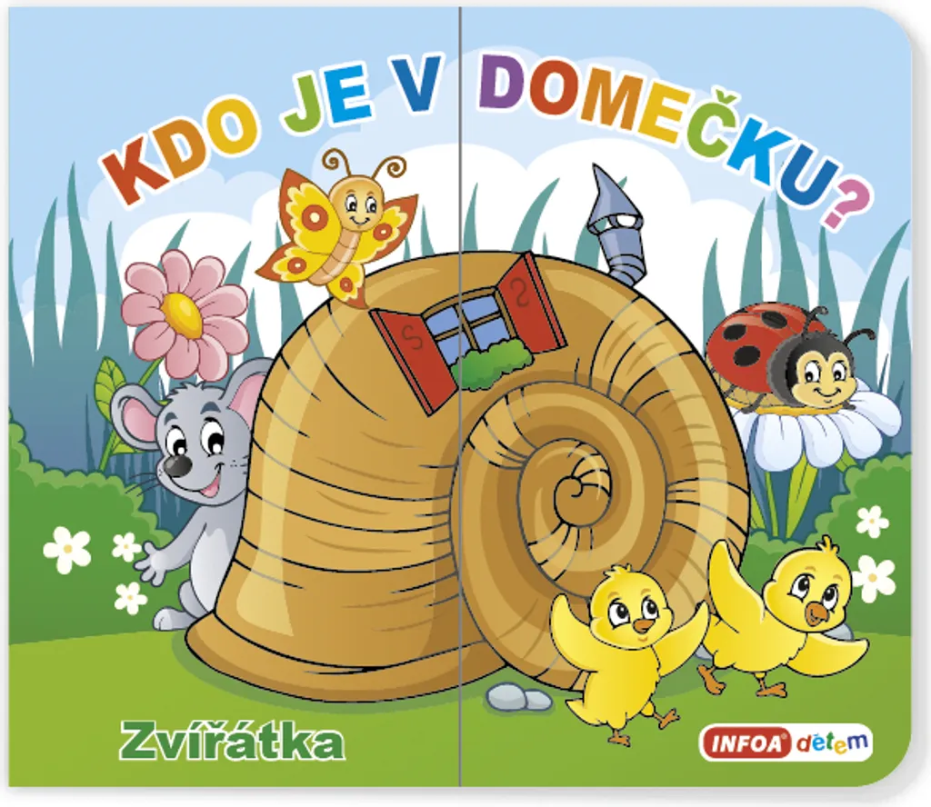 Livre Cartonné pour Bébé : Devinez qui est dans la Maison Zvířátka