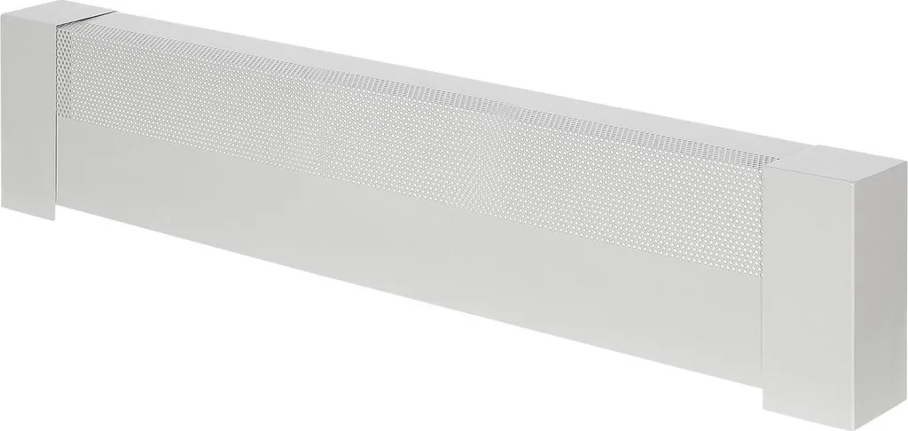 Grille de radiateur robuste en acier blanc Basic - Format 916x80 mm - 9