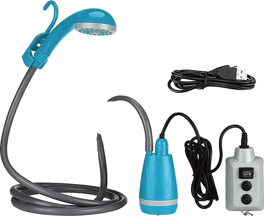 Douche de camping portable rechargeable : fini les douches froides !