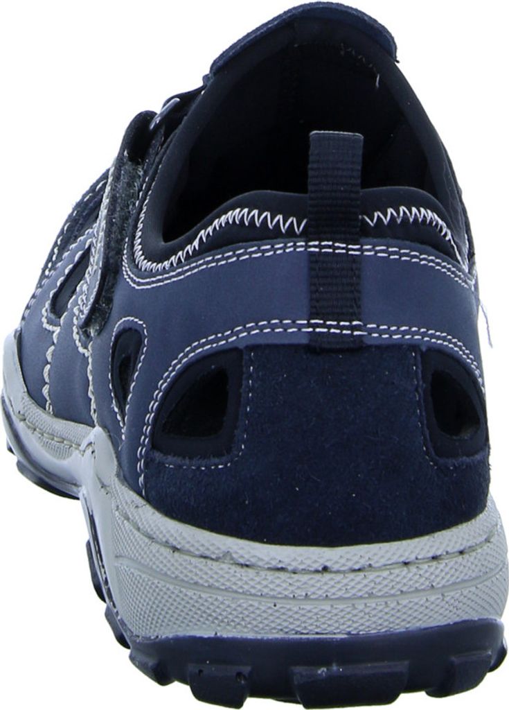 Rieker Herren Klett Halbschuh durchbrochen dunkelblau 44 Produktbild 83