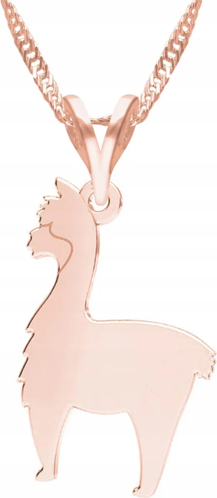 Collana Lama Oro Rosa e Argento 925 | Trendy Animal Jewelry 2026
