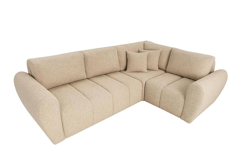 Sofello Ecksofa Lusso rechtsseitig mit Schlaffunktion & Produktbild 