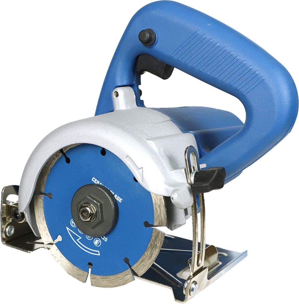 1200W Fliesenschneider 110mm elektrische Fliesen- und Steinsäge, 0–45° Gehrungsschnitt und 0–32mm Tiefeneinstellung für Keramikfliesen Holz