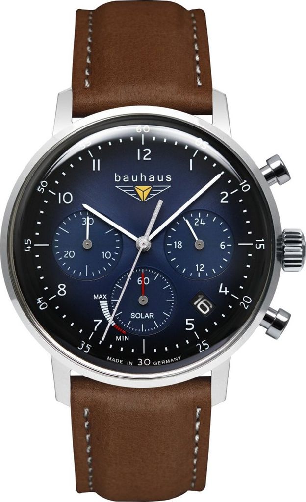 Bauhaus Solar Chronograph Herrenuhr Produktbild 