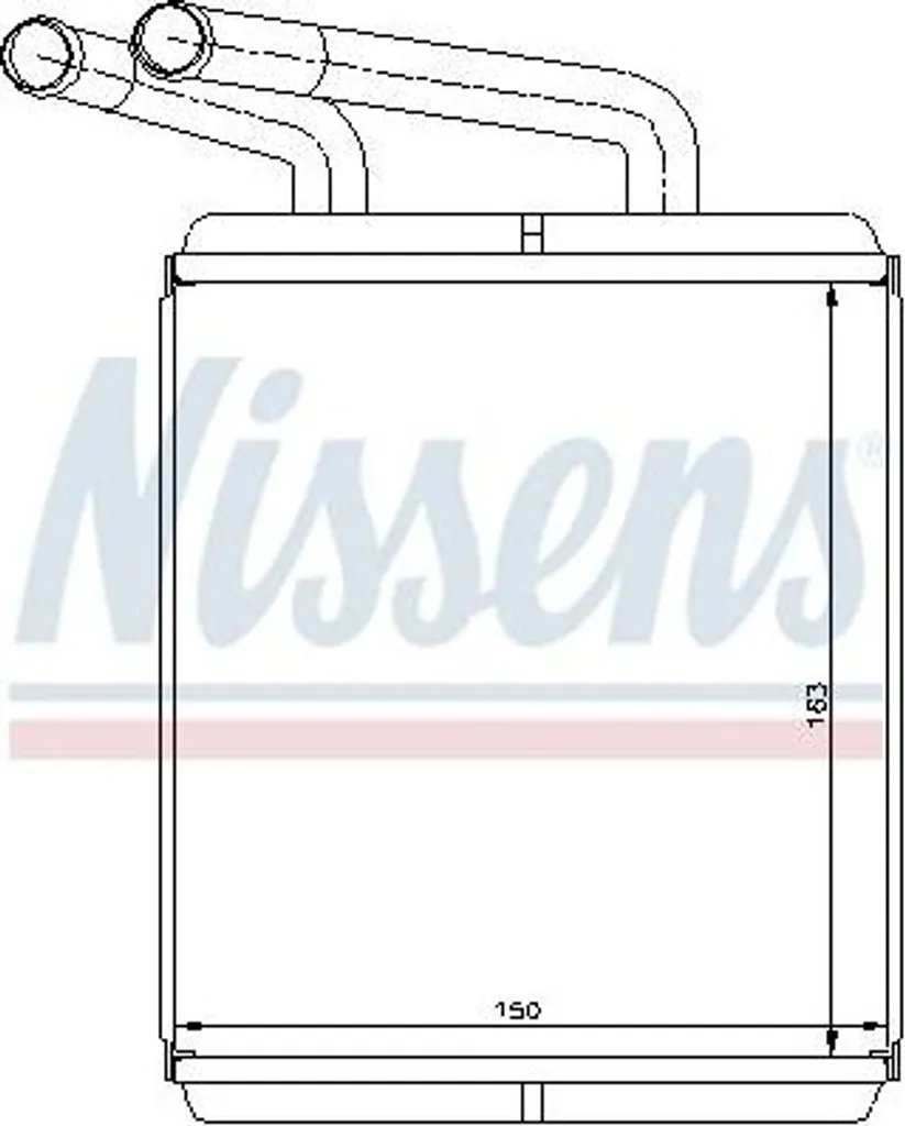 Réparer Chauffage H100 Porter : Radiateur Nissens 77617 OE 972114B000
