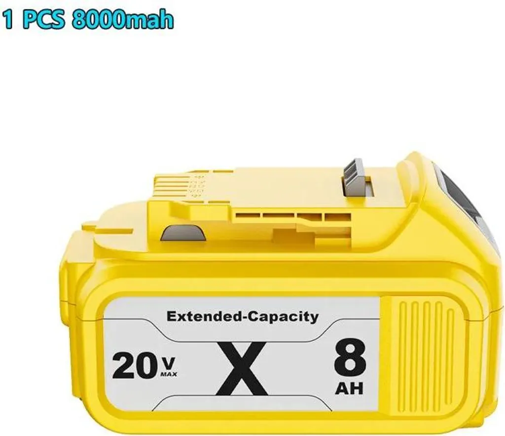Batterie 8.0Ah 18V Li-Ion Haute Capacité Rose compatible DCB184 DCB181