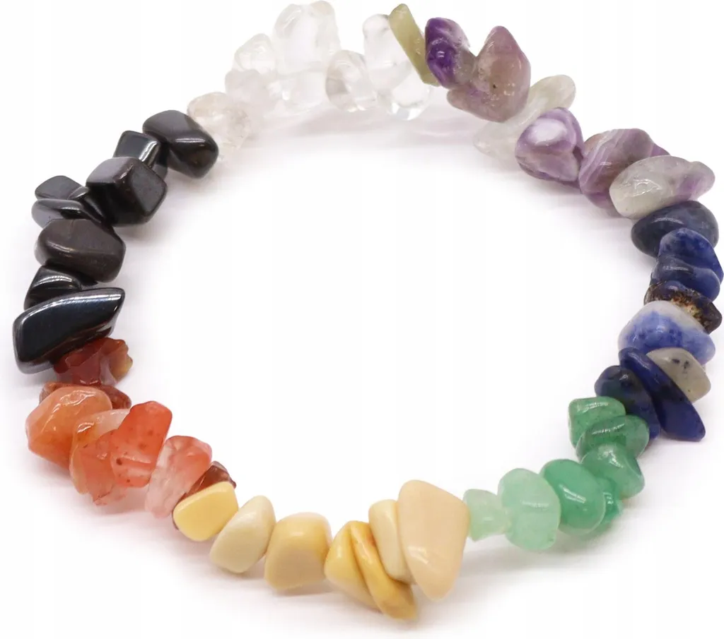 Bracciale in pietra naturale - 7 Chakra