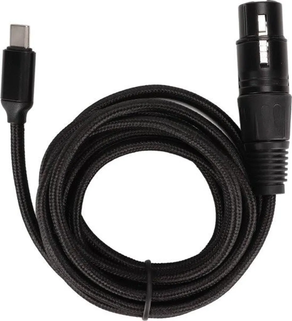 Câble Micro USB-C vers XLR 3m - Solution pour Podcast et Home Studio PC