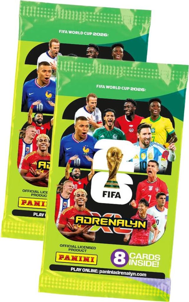 Fifa World Cup 2026 Adrenalyn XL - WM Trading Cards Sammelkarten - 2 Booster