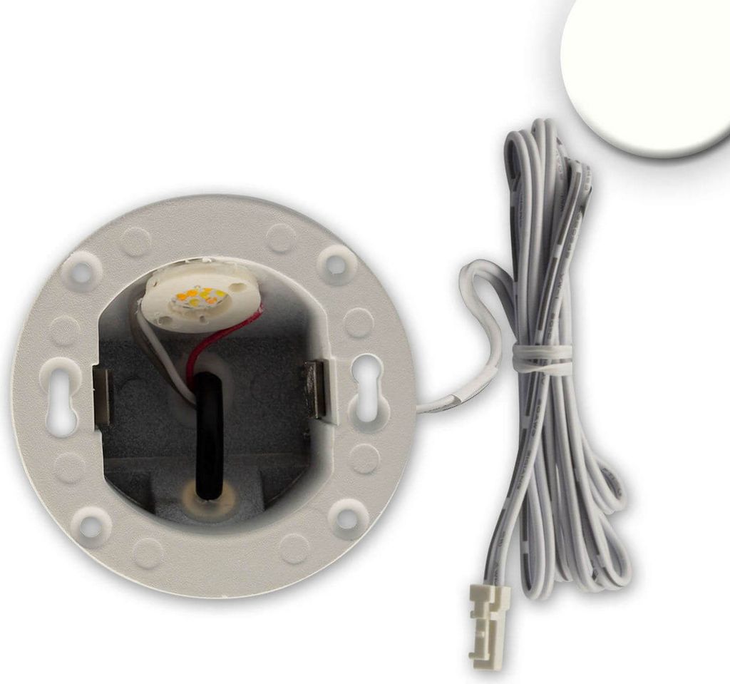 ISOLED LED Wandeinbauleuchte Sys-Wall68 MiniAMP 24V, 3W, 4000K, inkl. Einputzdose (exkl. Cover)