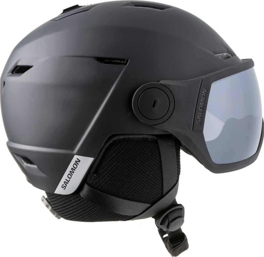 SALOMON HELMET PIONEER LT VISOR bk/Uni SI Black/ Black/ M