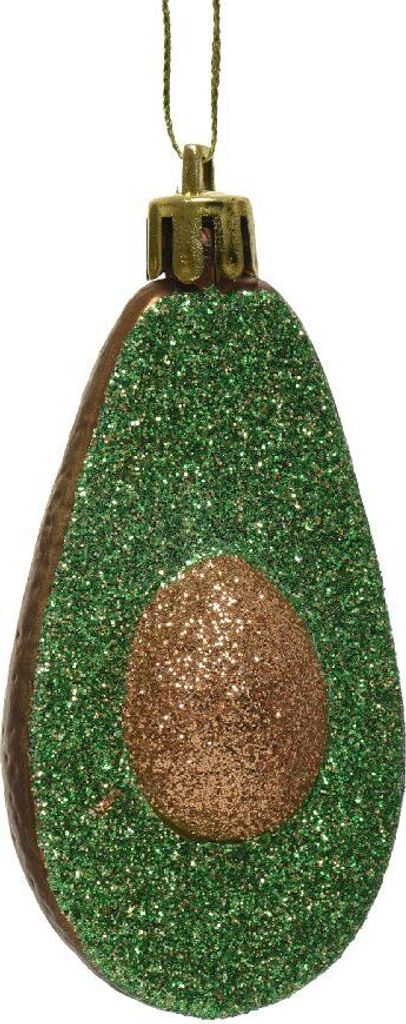 Anhänger Avocado Kunststoff 7cm, 2 Stück