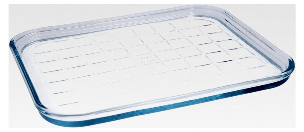Backblech aus Borosilikatglas