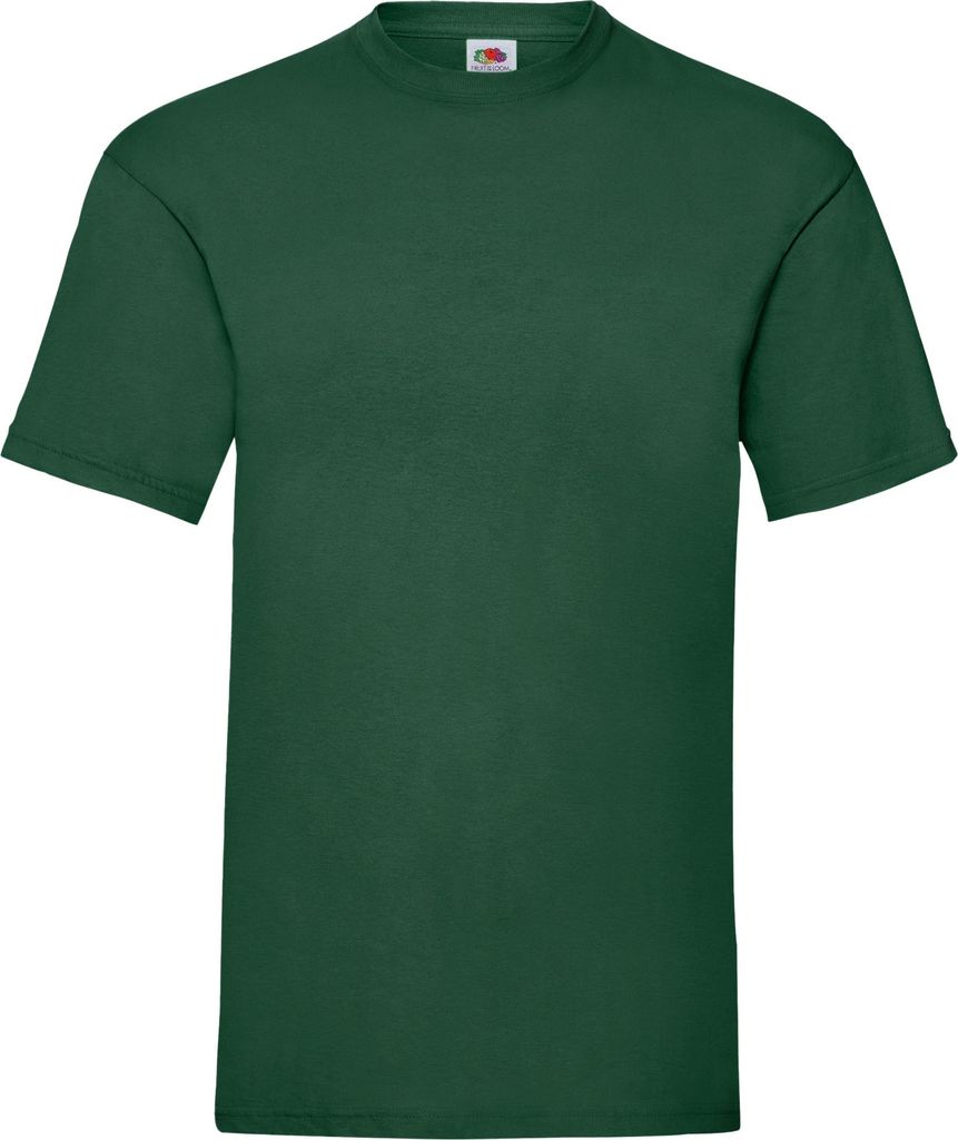 Fruit Of The Loom Herren Kurzarm T-Shirt BC330 (3XL) (Flaschengrün)