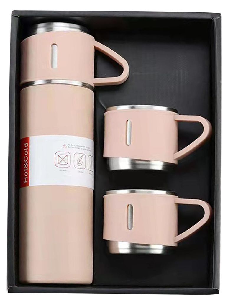 500-ml-Wasserbecher, großer Fassungsvermögen, auslaufsicherer doppelwandiger Vakuum-Kaffeebecher aus Edelstahl – ideales Geschenk