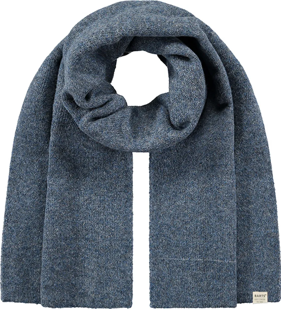 Écharpe en maille pour homme Barts Willian en bleu foncé élégant