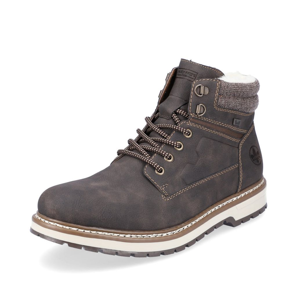Rieker Herren Schnürstiefelette braun , Herren:44 EU