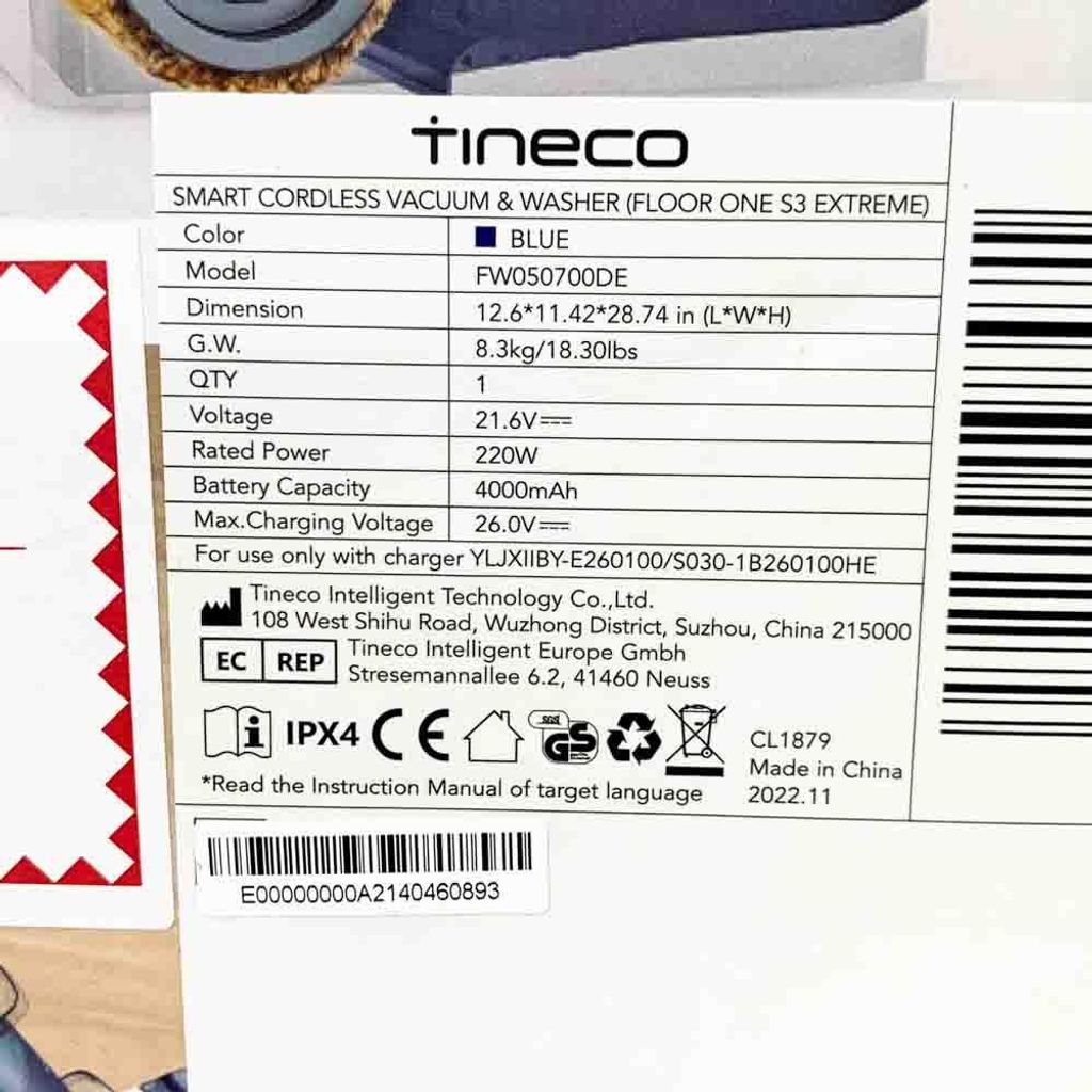 Tineco FLOOR ONE S3 Extreme Image du produit 