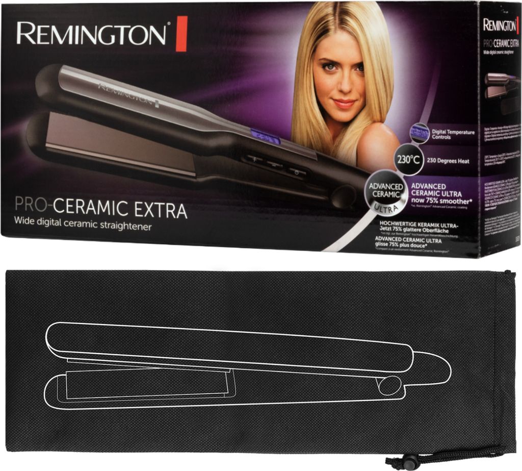 Remington S5525 Haarglätter + Tasche