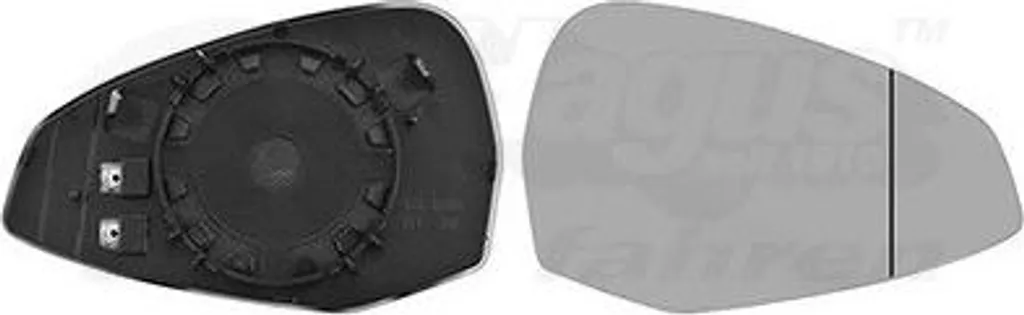 Miroir de rétroviseur extérieur droit compatible AUDI A4 B9 et A5 S-Line