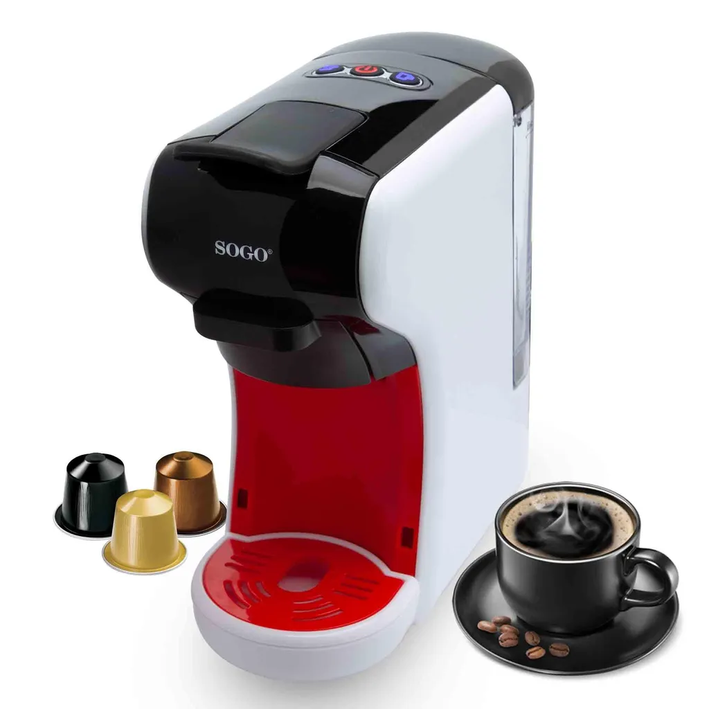Machine à café 20 bars Sogo avec buse vapeur et chauffe-tasse intégré - 10