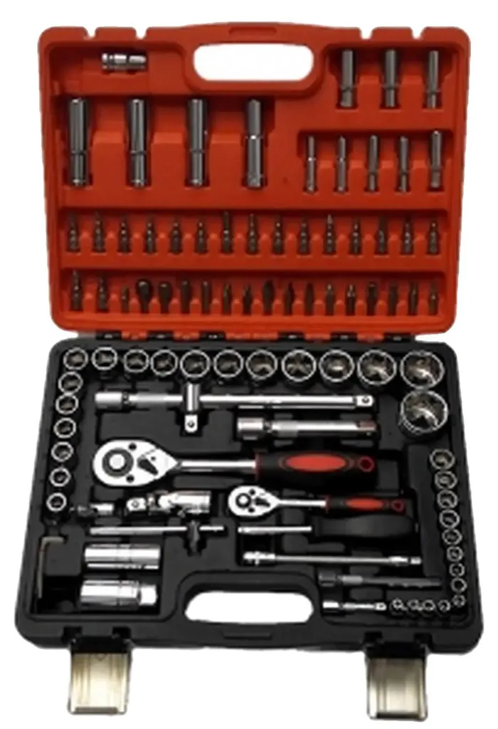 Kit clés à cliquet pour entretien voiture et bricolage, 94 pièces