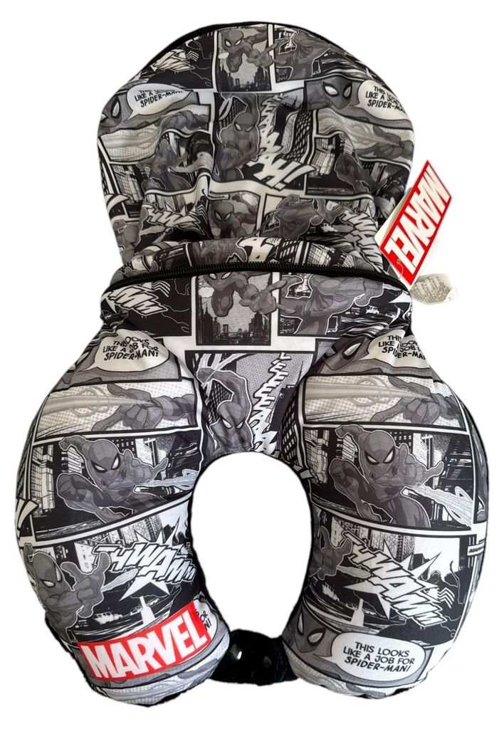 Marvel 2in1 Reisekissen Nackenkissen 30x25 cm Spider-Man Produktbild 