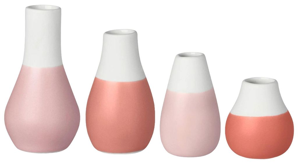 Räder Mini Pastellvasen 4er Set pudertöne D.4cm, H.4,5-8cm Immagine del prodotto 