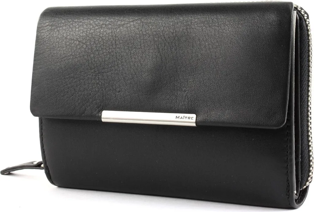 Maître Dagrete MH14FZ Black: Portafoglio Elegante RFID per Donna